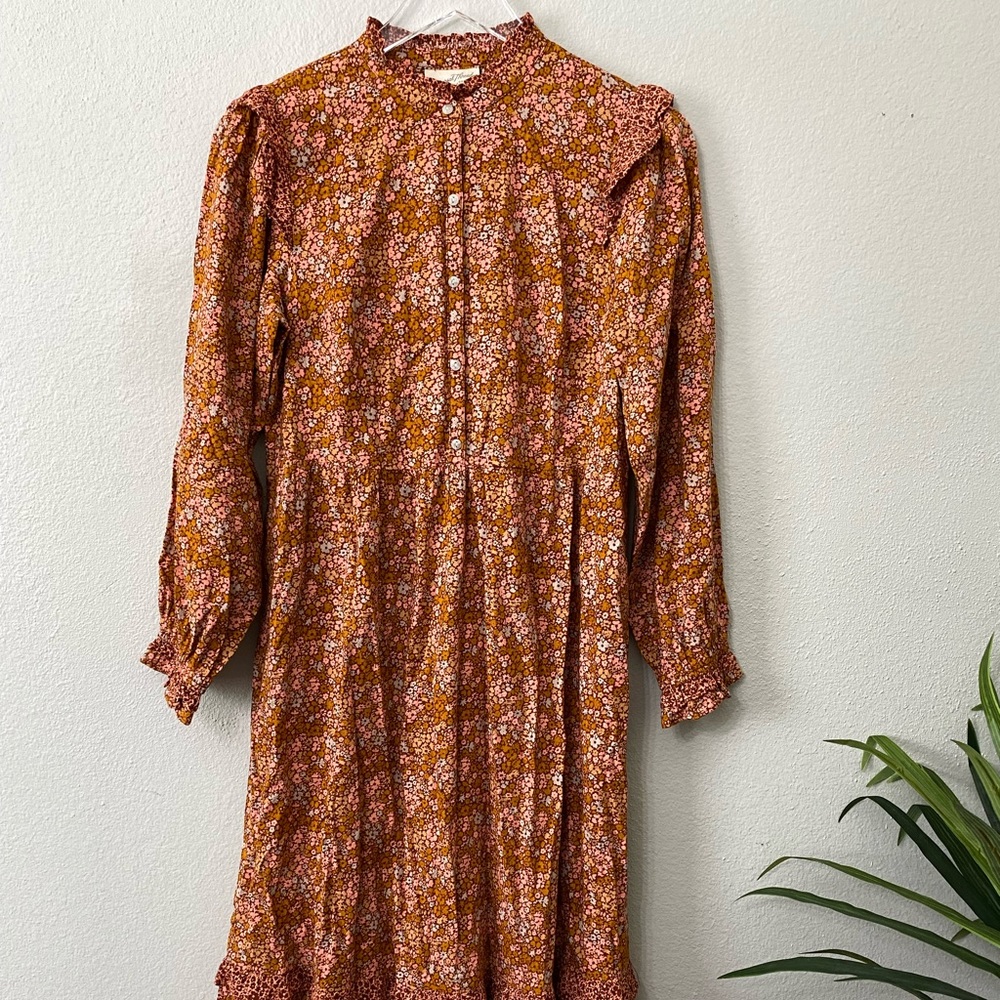 Universal Thread Ruffle Ballon Flower Boho Dress - Picture 2 of 9